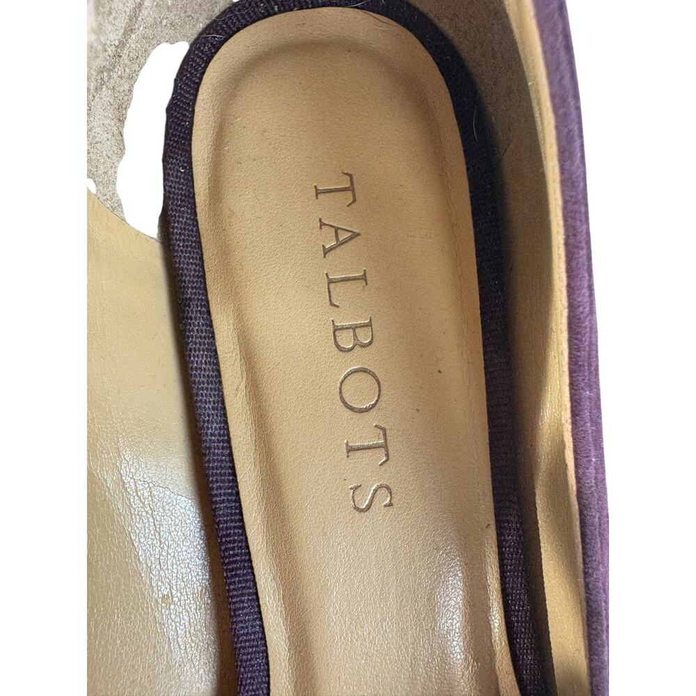 Talbots Isa Heels Block Tortoise Pattern Suede 7m… - image 5